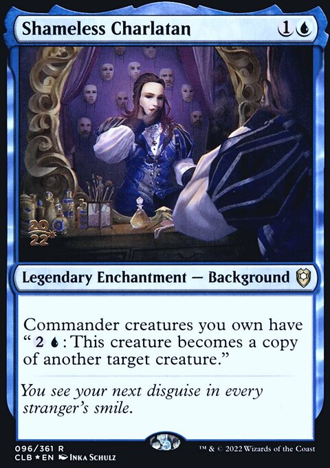 Shameless Charlatan [Commander Legends: Battle for Baldur's Gate Prerelease Promos]