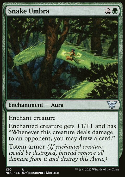 Snake Umbra [Kamigawa: Neon Dynasty Commander]