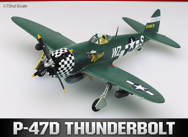 Academy 1/72 P-47D "Eileen" Thunderbolt Plastic Model Kit