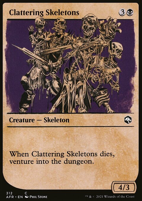 Clattering Skeletons (Showcase) [Dungeons & Dragons: Adventures in the Forgotten Realms]
