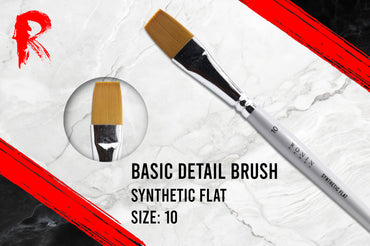 Ronin Games Brushes - Synthetic Flat Brush - Size 10