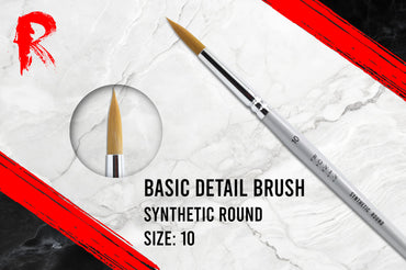 Ronin Games Brushes - Synthetic Round Brush - Size 10