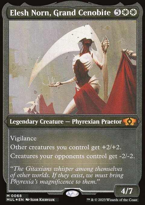Elesh Norn, Grand Cenobite (Foil Etched) [Multiverse Legends]