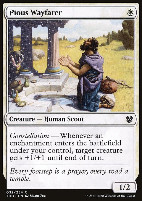 Pious Wayfarer [Theros Beyond Death]