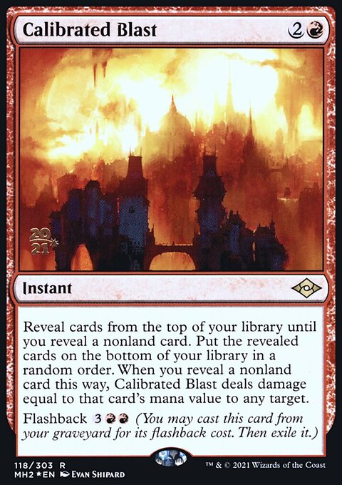 Calibrated Blast [Modern Horizons 2 Prerelease Promos]