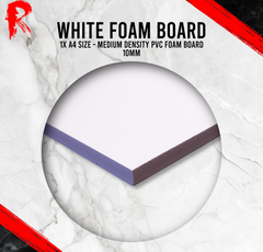 White Foam Board - 1x 10mm