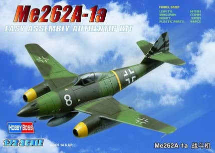 Hobbyboss 1:72 Me262 A-1A Fighter