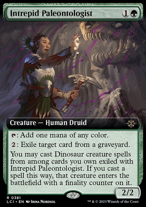 Intrepid Paleontologist (Extended Art) [The Lost Caverns of Ixalan]