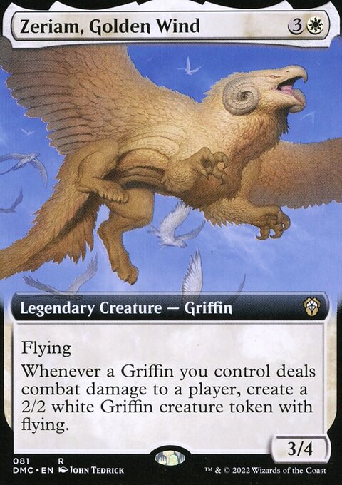 Zeriam, Golden Wind (Extended Art) [Dominaria United Commander]