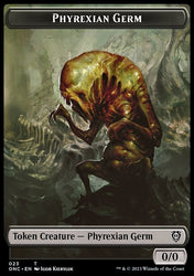 Phyrexian Mite (011) // Phyrexian Germ Double-Sided Token [Phyrexia: All Will Be One Commander Tokens]