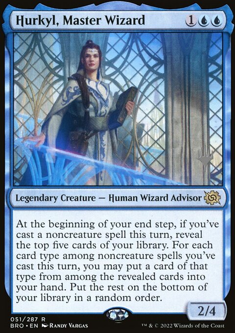 Hurkyl, Master Wizard [The Brothers' War Prerelease Promos]