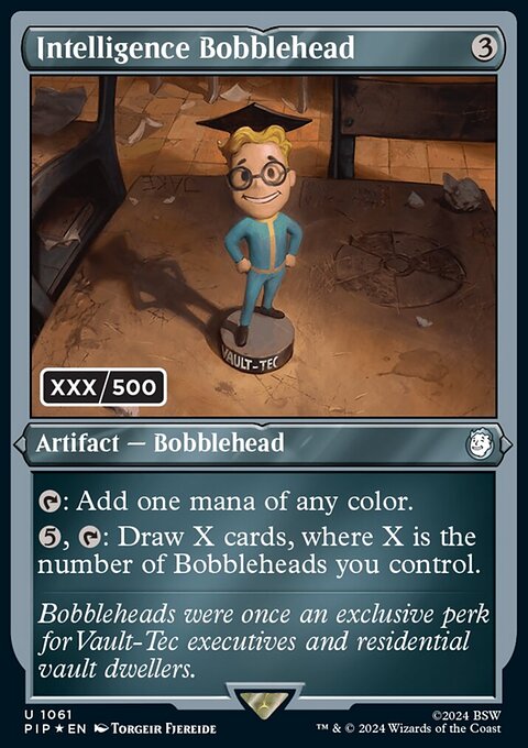 Intelligence Bobblehead (Serialized) [Fallout]
