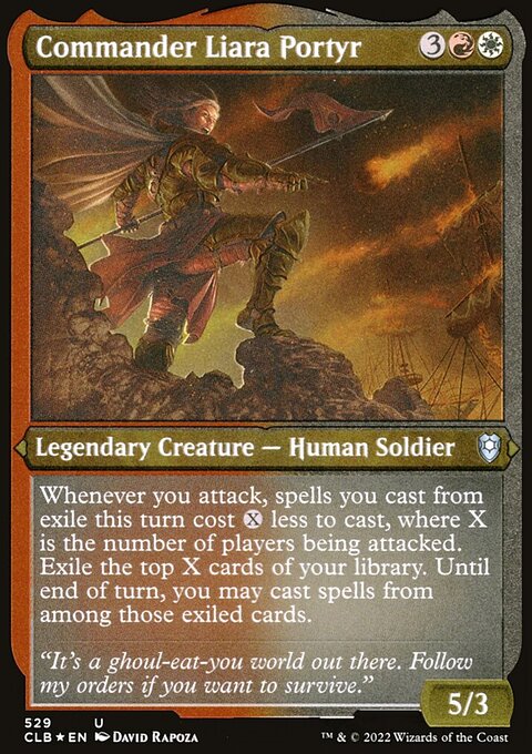 Commander Liara Portyr (Foil Etched) [Commander Legends: Battle for Baldur's Gate]