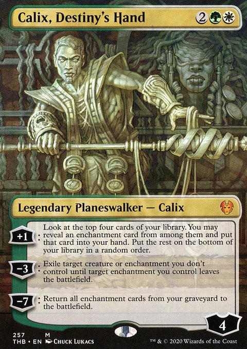 Calix, Destiny's Hand (Borderless) [Theros Beyond Death]