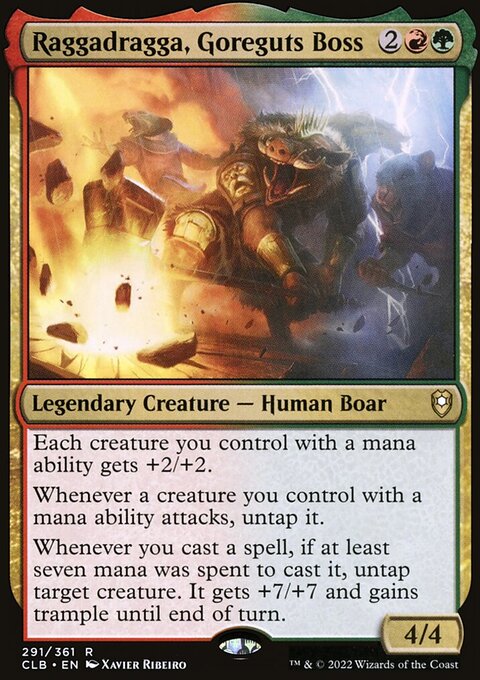 Raggadragga, Goreguts Boss [Commander Legends: Battle for Baldur's Gate]