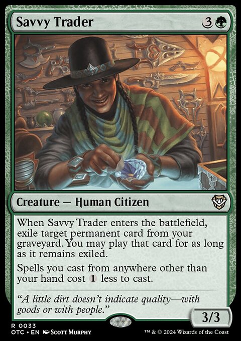 Savvy Trader [Outlaws of Thunder Junction Commander]