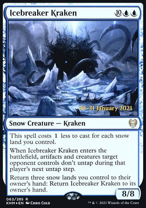 Icebreaker Kraken [Kaldheim Prerelease Promos]
