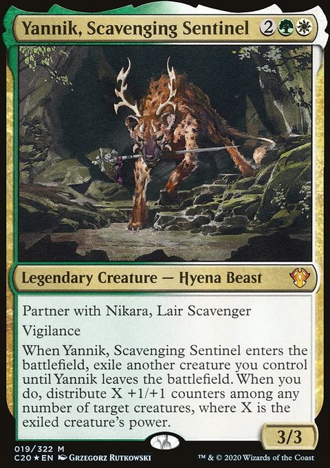 Yannik, Scavenging Sentinel [Commander 2020]