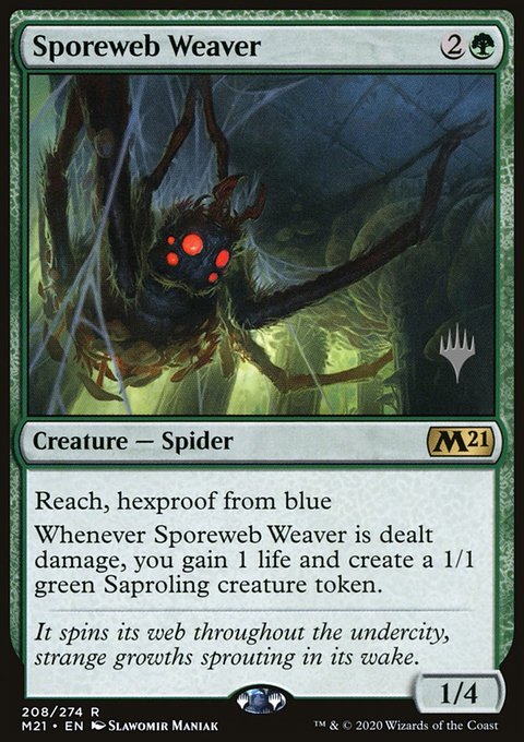 Sporeweb Weaver (Promo Pack) [Core Set 2021 Promos]