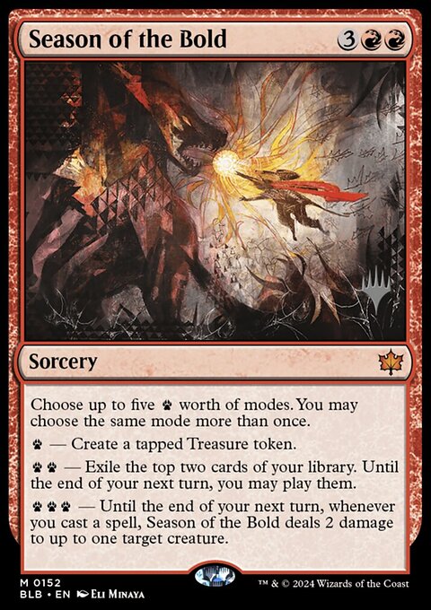 Season of the Bold [Bloomburrow Prerelease Promos]