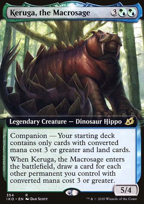 Keruga, the Macrosage (Extended Art) [Ikoria: Lair of Behemoths]
