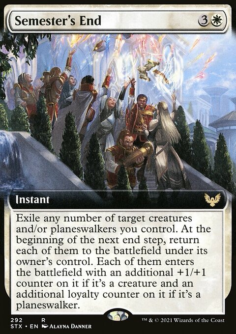 Semester's End (Extended Art) [Strixhaven: School of Mages]