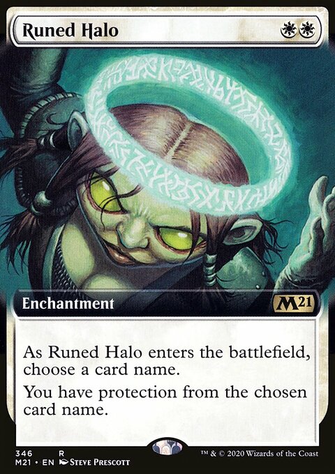 Runed Halo (Extended Art) [Core Set 2021]