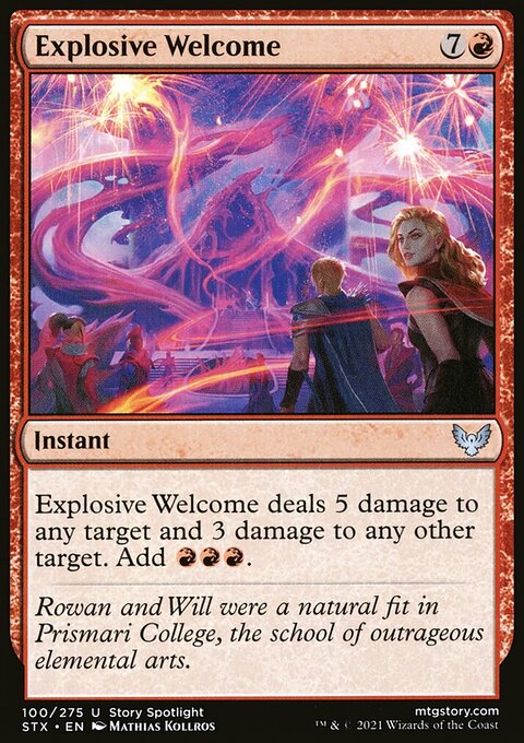 Explosive Welcome [Strixhaven: School of Mages]