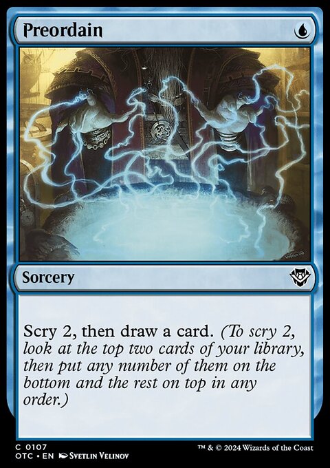 Preordain [Outlaws of Thunder Junction Commander]