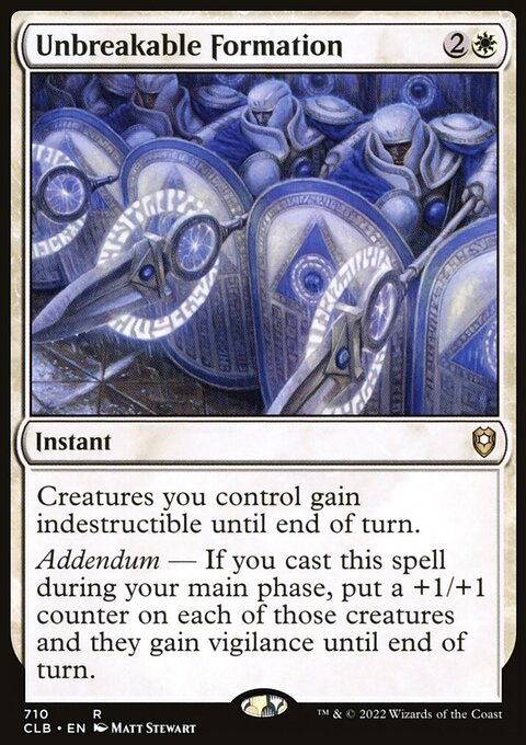 Unbreakable Formation [Commander Legends: Battle for Baldur's Gate]