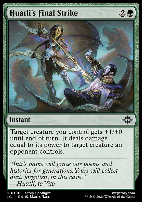 Huatli's Final Strike [The Lost Caverns of Ixalan]