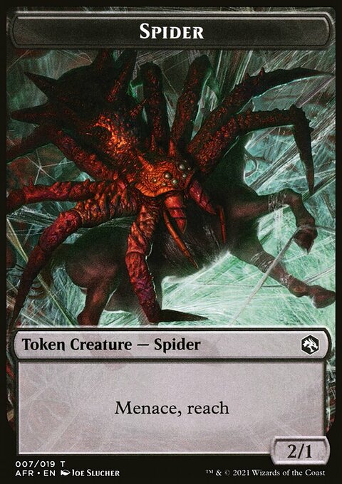 Spider // Icingdeath, Frost Tongue Double-Sided Token [Dungeons & Dragons: Adventures in the Forgotten Realms Tokens]