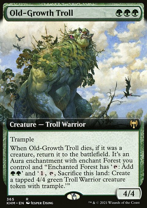 Old-Growth Troll (Extended Art) [Kaldheim]