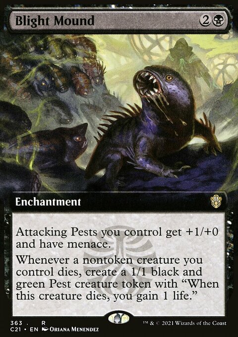 Blight Mound (Extended Art) [Commander 2021]