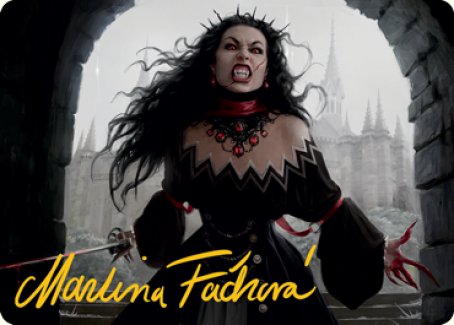 Voldaren Stinger Art Card (Gold-Stamped Signature) [Innistrad: Midnight Hunt Art Series]