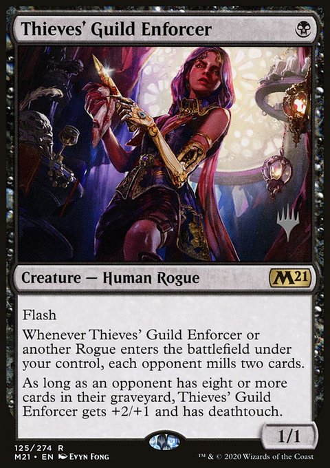 Thieves' Guild Enforcer (Promo Pack) [Core Set 2021 Promos]