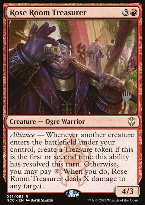 Rose Room Treasurer (Promo Pack) [Streets of New Capenna Commander Promos]