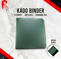 Kādo Binder - 12 Pocket Standard Zip Binder - Green