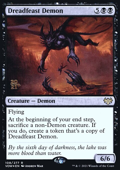Dreadfeast Demon [Innistrad: Crimson Vow Prerelease Promos]