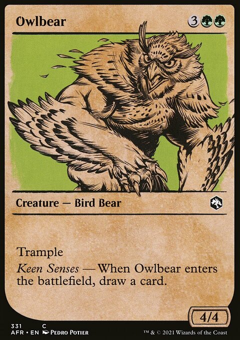 Owlbear (Showcase) [Dungeons & Dragons: Adventures in the Forgotten Realms]