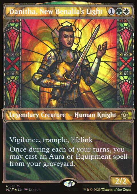 Danitha, New Benalia's Light (Showcase Halo Foil) [March of the Machine: The Aftermath]