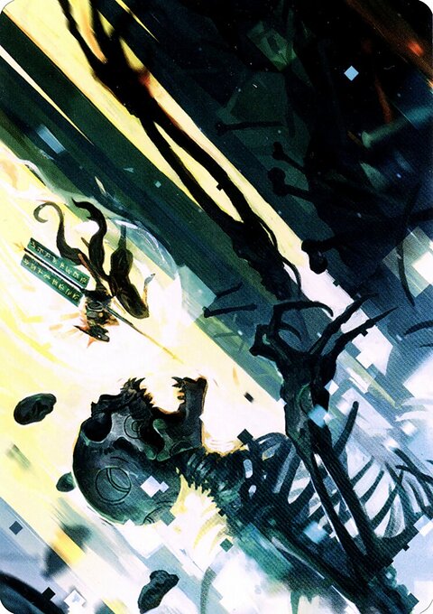 Repel the Vile Art Card [Kamigawa: Neon Dynasty Art Series]