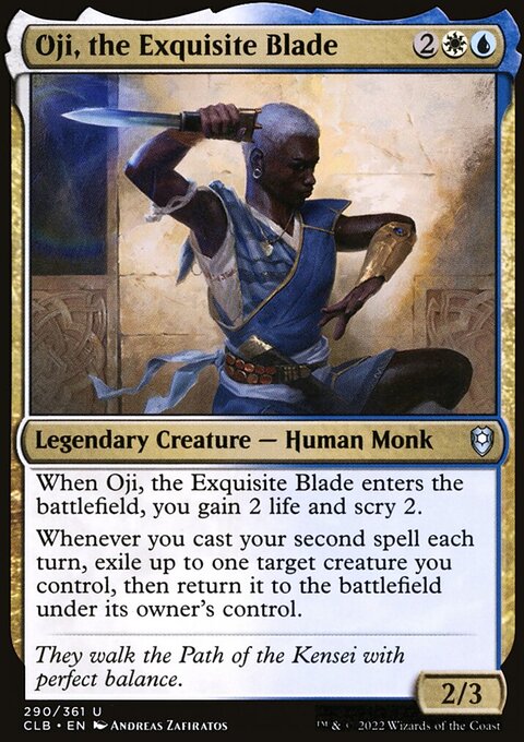Oji, the Exquisite Blade [Commander Legends: Battle for Baldur's Gate]