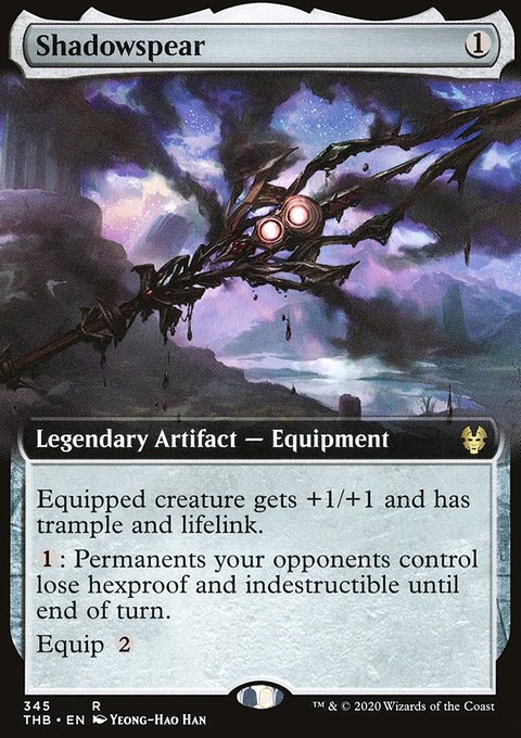 Shadowspear (Extended Art) [Theros Beyond Death]