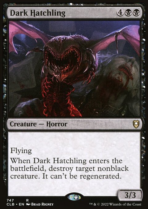 Dark Hatchling [Commander Legends: Battle for Baldur's Gate]