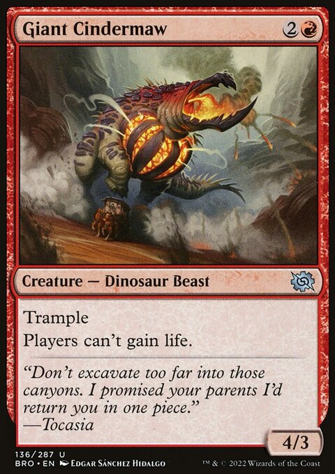 Giant Cindermaw [The Brothers' War]