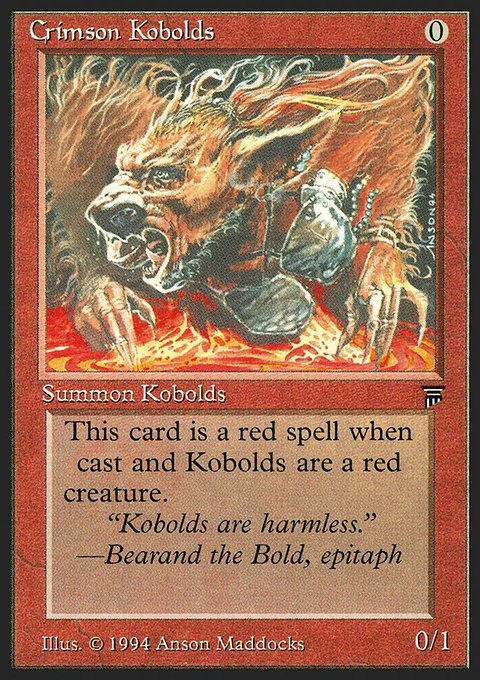 Crimson Kobolds [Legends]