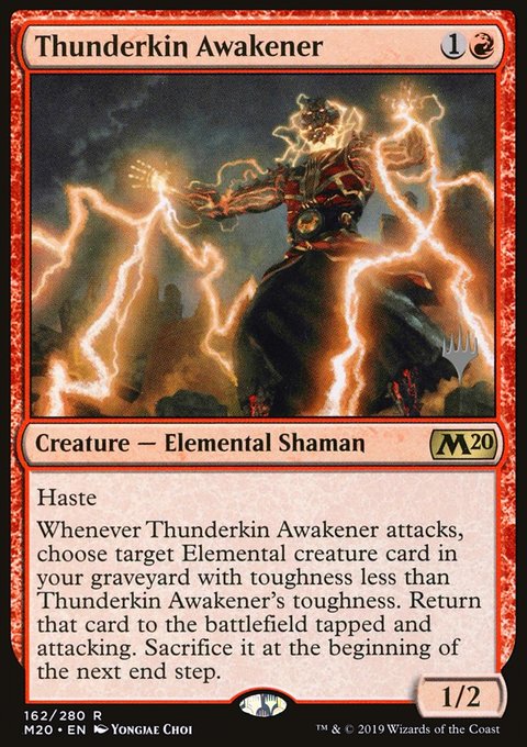 Thunderkin Awakener (Promo Pack) [Core Set 2020 Promos]
