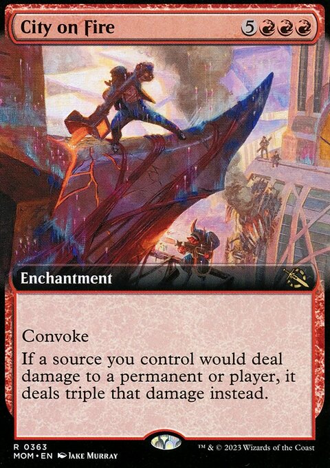 City on Fire (Extended Art) [March of the Machine]