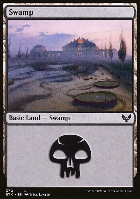 Swamp (370) [Strixhaven: School of Mages]